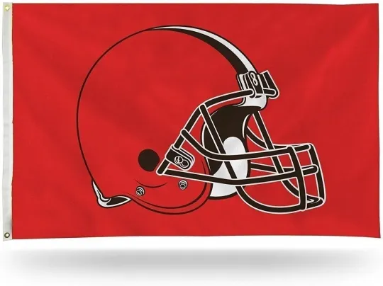 Cleveland Browns Premium 3x5 Feet Flag Banner, Logo Design, Metal Grommets,...