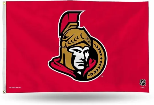 Discover Ottawa Senators Premium 3x5 Feet Flag Banner, Logo Design, Metal Grommets,...