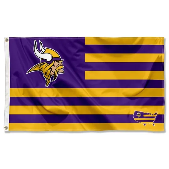 Minnesota Vikings Football Flag ft Country Banner for Home Decor