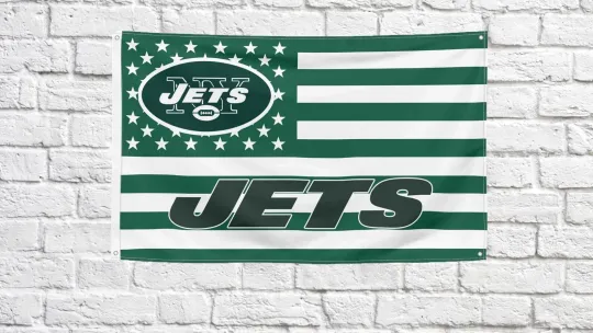 Discover New York Jets Football Flag ft American Banner for Home & Living Decor