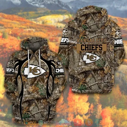 Discover football Kansas Green Camo 3D Hoodie, Gift For Fans, Christmas Gift