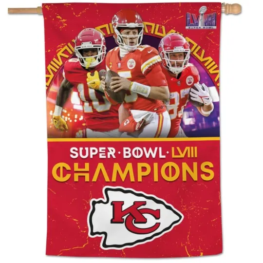 Kansas City Chiefs Super Bowl Champions Garden Flag