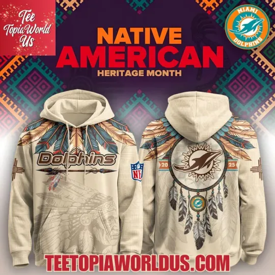 Discover Dolphins Native American Heritage Month Hoodie, Gift For Fans, Christmas Gift