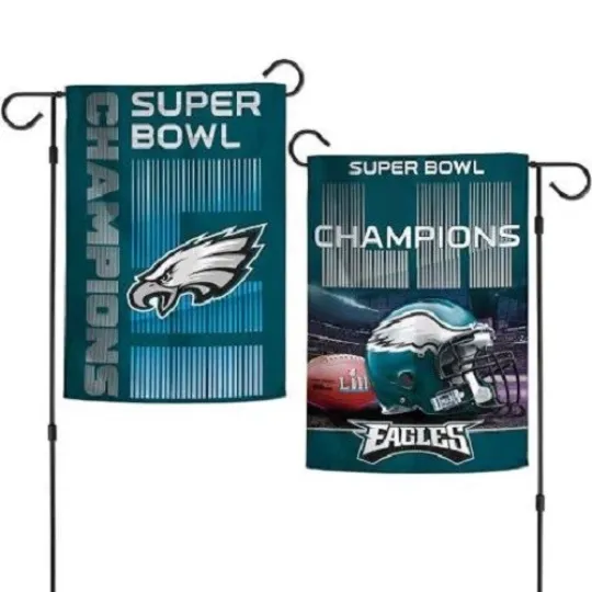 Philadelphia Eagles Super Bowl LII Champion Garden Flag