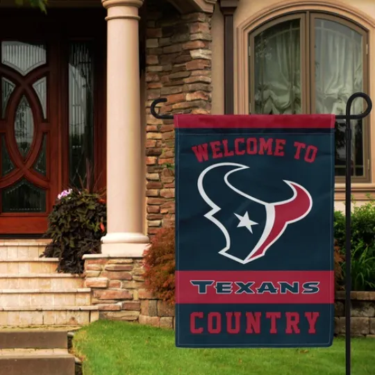 Houston Football Garden Flag Double-Sided Banner