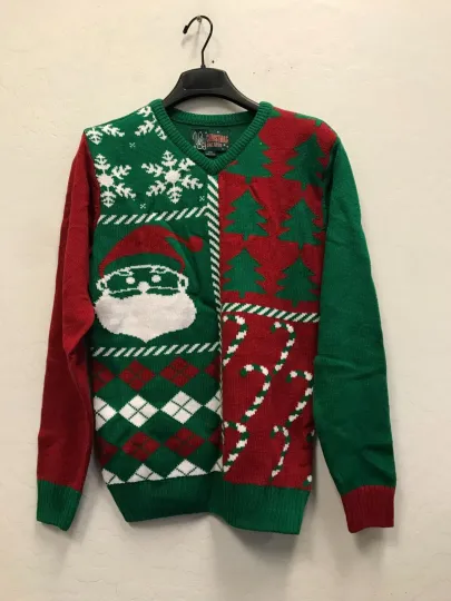 Discover UGLY CHRISTMAS SWEATER Women's Multicolor Christmas Sweater Small