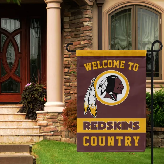 Discover Washington Redskins Welcome Garden Flag