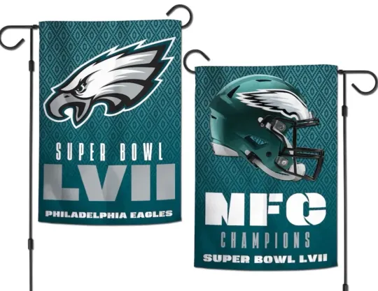 Discover Philadelphia Eagles NFC Champions Garden Flag