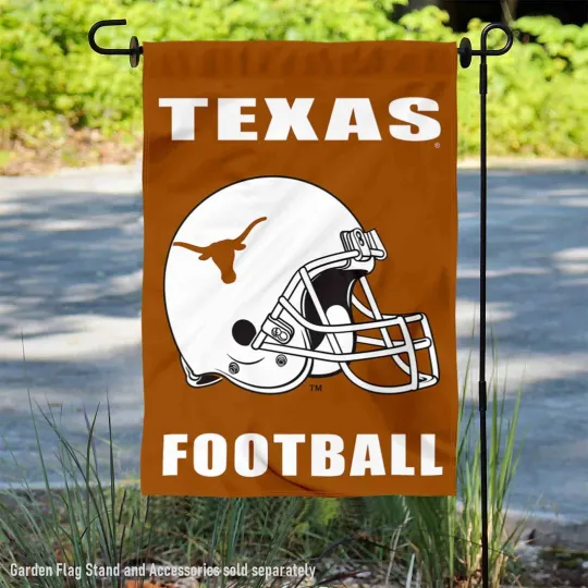 Discover University of Texas Football Helmet Garden Flag