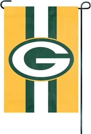 Green Bay Packers Garden Flag Applique Embroidered Banner