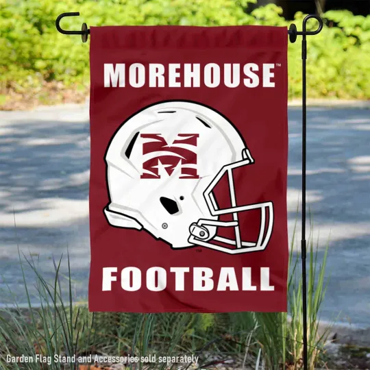 Morehouse Maroon Tigers Football Helmet Garden Yard Banner