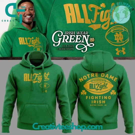 Discover Fighting Irish Irish Wear Green Special Hoodie, Gift For Fans, Christmas Gift