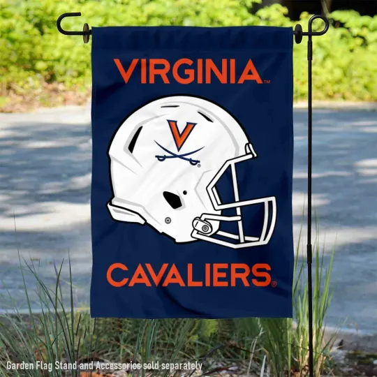 Virginia Cavaliers Football Helmet Garden Flag