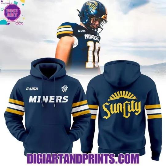 Discover Uniform 2025 Sun City UTEP Miners Hoodie, Gift For Fans, Christmas Gift