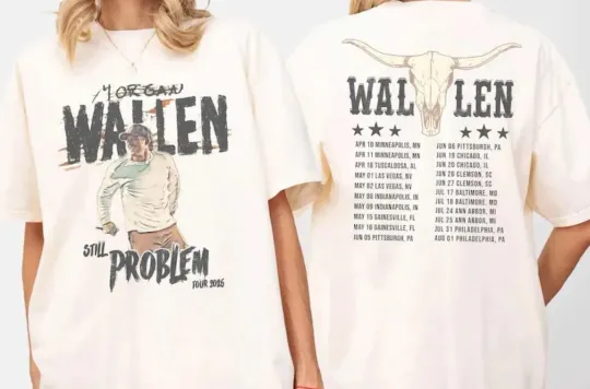 Discover Wallen Western Still The Problem Tour 2026 T-Shirt