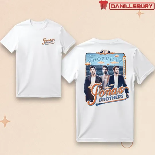 Jonas Brothers Nov 4 2025 Knoxville TN Tour T-Shirt