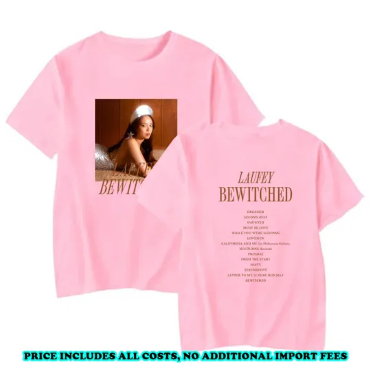 Discover Laufey Bewitched Album Tour 2sides T-shirt S to 5XL BA322 FREE SHIPPING