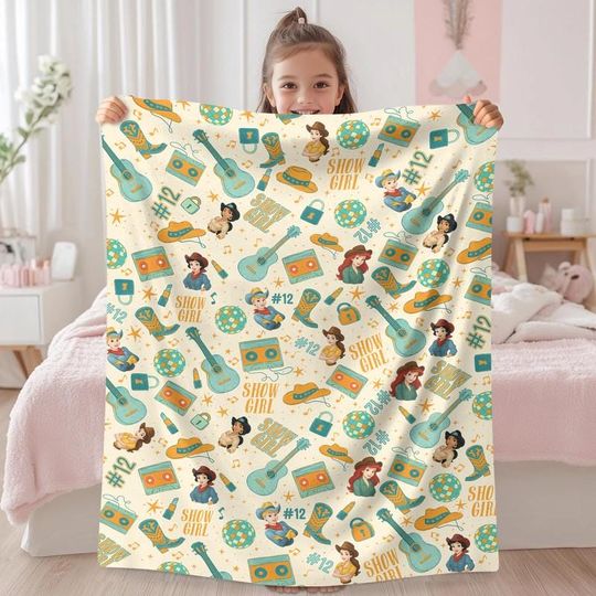 Discover Disneyland Princess Showgirl Blanket, The Life Of A Showgirl Blanket, Disneyland Princess Girl Trip Gift, Showgirl Birthday Gift