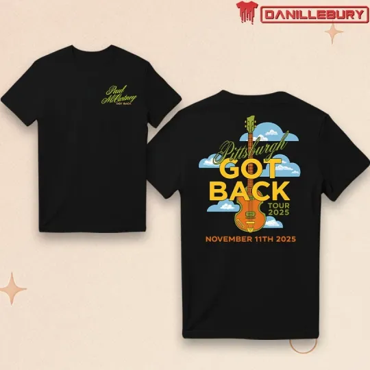 P mccartney Nov 11 2025 Pittsburgh Tour Event T-Shirt