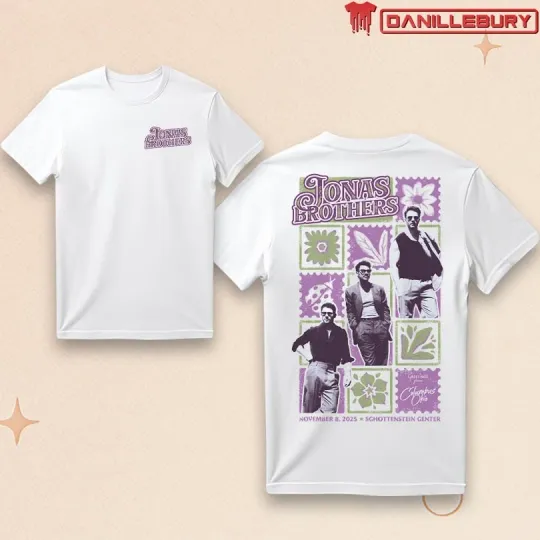 Jonas Brothers Nov 8 2025 Columbus OH Tour Event T-Shirt