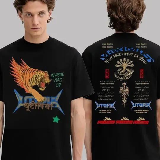 Circus Maximus Delhi Tour Topia On November 18th And 19th 2025 Two Sided T-Shirt