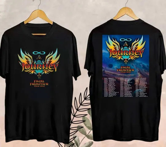Discover Journey Band Final Frontier Tour 2026 Schedule Tour Dates T-Shirt Multicolor