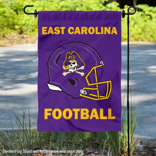 Discover ECU Pirates Football Helmet Garden Yard Banner