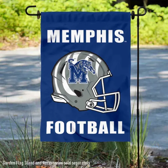 Discover Memphis Tigers Football Helmet Garden Yard Banner