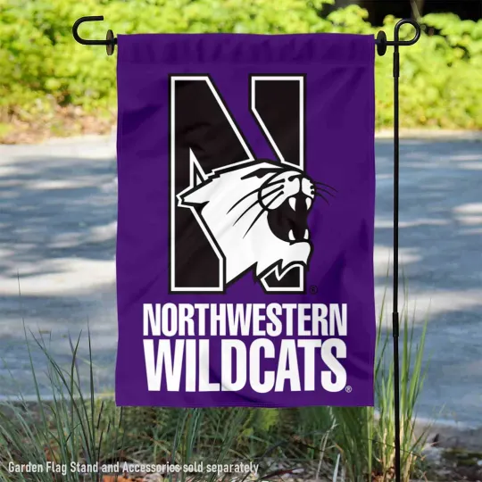 Discover Northwestern Garden Flag Yard Banner