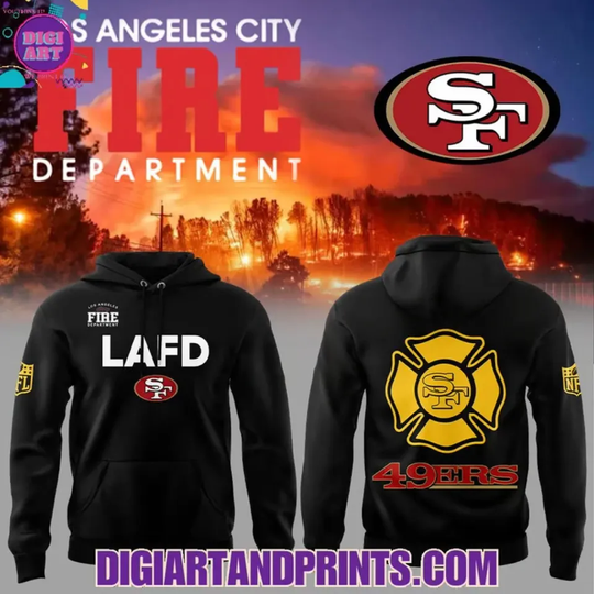 Los Angeles City Fire Department 2025 49.ers Hoodie, Gift For Fans, Christmas Gift
