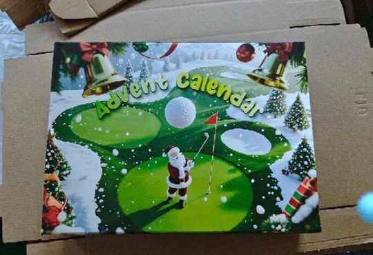 Discover Golf Advent Calendar 2025, Acrylic Blind Box, Christmas Gift, Surprise Golf Box, Random Golf Calendar