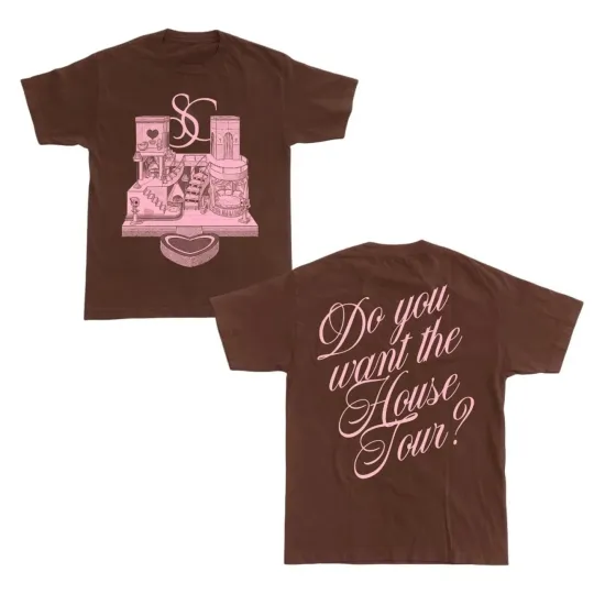 Discover Sabrina Carpenter 2025 Tour Merch House Tour Merch T-shirt