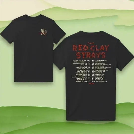 The Red Clay Strays Get Right Concert 2025 Tour T-Shirt Sweatshirt