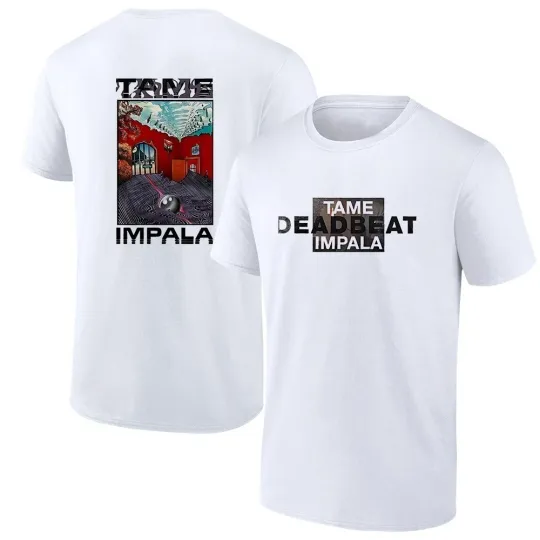 Discover Tame "Impala Deadbeat Tour 2025 Doubled Sides T-Shirt