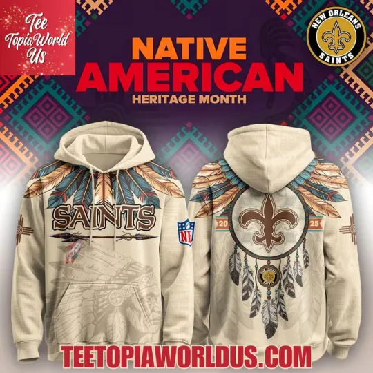 Discover Saints Native American Heritage Month Hoodie, Gift For Fans, Christmas Gift