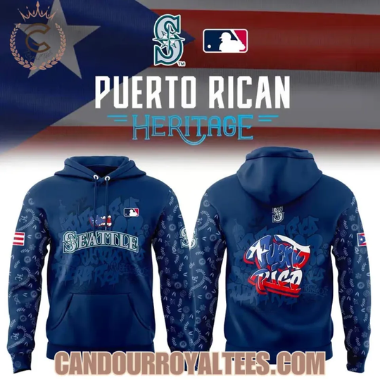 Discover Mariners Puerto Rican Heritage Hoodie, Gift For Fans, Christmas Gift