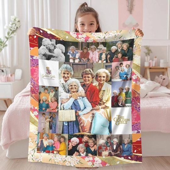 Discover Stay Golden 80s Sitcom Blanket, Stay Golden Fleece Blanket, Stay Golden Fleece Blanket, Throw Blanket for Bed Couch Sofa, Family Blanket