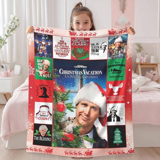 Discover National Lampoons Christmas Vacation Blanket, Griswold Family Christmas Blanket, Christmas Movie Blanket Throw Blanket, Christmas Gift 24