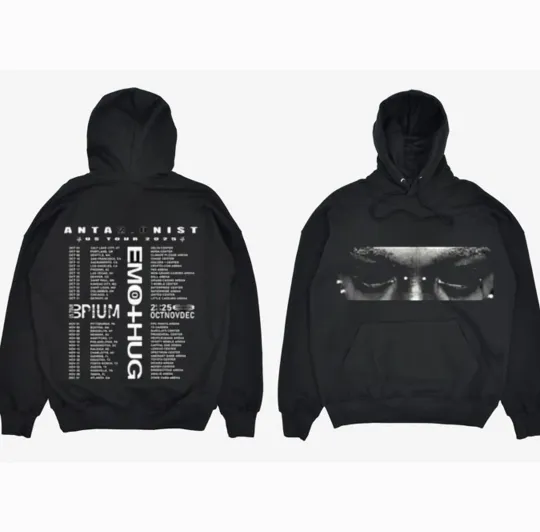 Discover Playboi Carti YVL Young Vamp Life Antagonist Tour 2025 Hoodie Size S-5XL