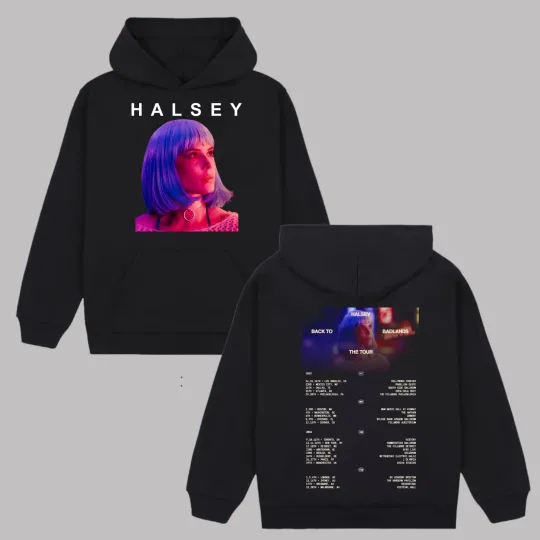 Halsey Tour 2025 Back to Badlands the Concert Unisex Hoodie