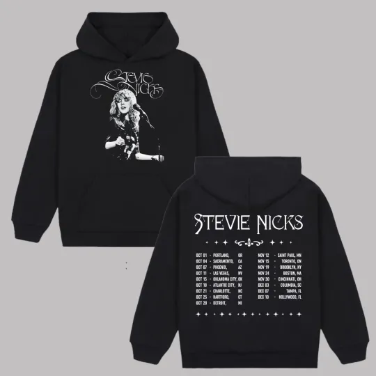 Stevie Nicks Merch, Stevie Nicks Fleetwood Mac Tour 2025 Unisex Hoodie