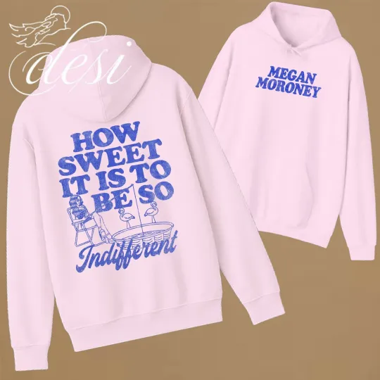Discover Megan Moroney Indifferent 2025 Tour Music Double Sided Hoodie