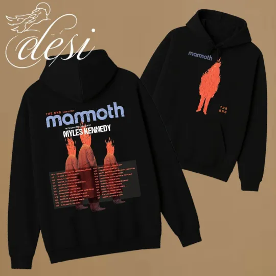 Discover The End 2025 US Tour Mammoth Band Music Concert Tour Dates Hoodie
