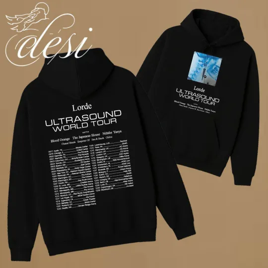 Lorde Ultrasound World Tour 2025 Concert Unisex Hoodie