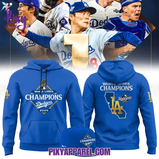 Discover L.@. D@d@gers World Series Champions 2025 Hoodie