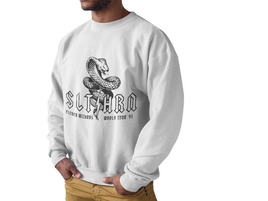 Slytherin House Snake Crest sweatshirt Hogwarts House Serpent Sweatshirt Christmas Birthday Gift