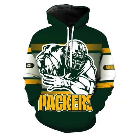 Discover Team Fan Apparel football Gr33n B@y P@ck3rs Gameday Hoodie