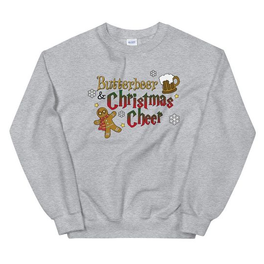 Butterbeer & Christmas Cheer Harry Potter Inspired Unisex Sweatshirt
