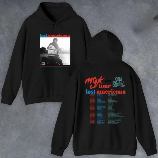 MGK Lost Americana Tour Wiz Khalifa 2025 Unisex Hoodie