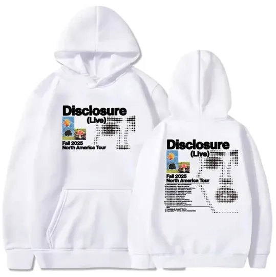 Discover SALE! Disclosure Fall 2025 North American Tour Hoodie Size S-5XL Fanmade Reprint